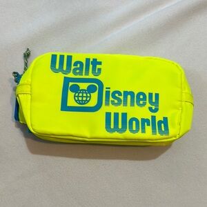 Walt Disney World Neon Yellow Belt Bag